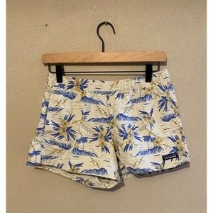 Patagonia NWT Womens Sz XS Barely Baggies Shorts 2.5" Dyno White